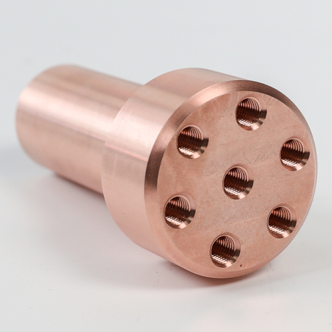 CNC Machined C14500 Copper Parts for Semiconductor/New Energy