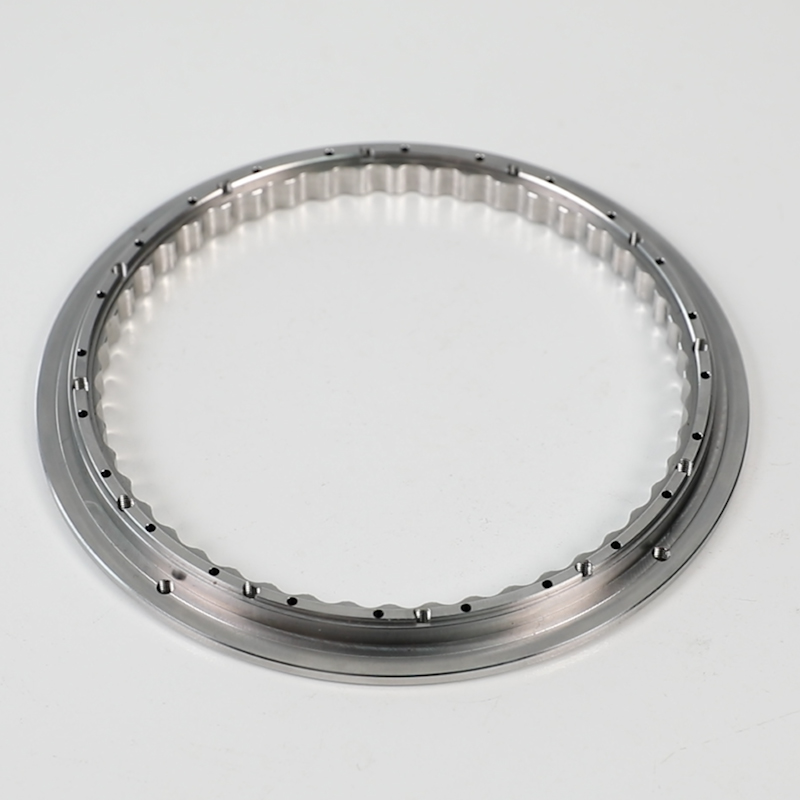 Stainless Steel 316L Precision CNC Turning Machined Annular Structural Component for Aerospace Equipment