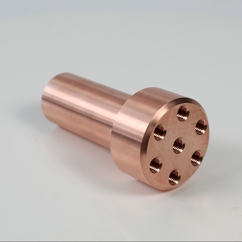 CNC Machined C14500 Copper Parts for Semiconductor/New Energy