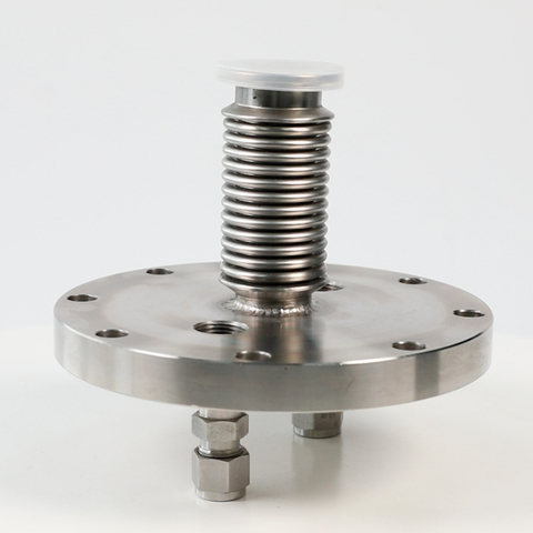 Custom CNC Machined Stainless Steel Bellows Flange for Semiconductor Industry