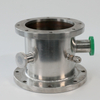 Precision CNC Machined & TIG Welded Custom Stainless Steel 304 Flanged Chamber with Side Ports