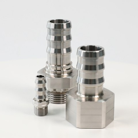 CNC Machined SS 304L Liquid Cooling Connectors for New Energy