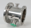 Precision CNC Machined & TIG Welded Custom Stainless Steel 304 Flanged Chamber with Side Ports